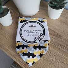 Load image into Gallery viewer, Batman Tie Up Dog Bandana Set (Small)