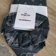 Load image into Gallery viewer, Friends Grey Central Perk Tie Up Dog Bandana Set (Medium)