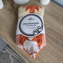 Load image into Gallery viewer, Aztek Tie Up Dog Bandana Set (Large)