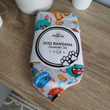 Load image into Gallery viewer, Monster Tie Up Dog Bandana Set (Large)