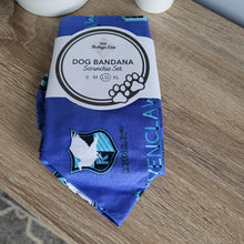 Load image into Gallery viewer, Harry Potter Ravenclaw Tie Up Dog Bandana Set (Large)