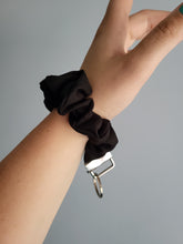 Load image into Gallery viewer, Black Glamour Key Chain Scrunchie