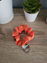 Load image into Gallery viewer, Orange Blast Key Chain Scrunchie
