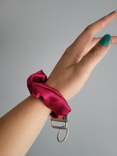 Load image into Gallery viewer, Pink Glamour Key Chain Scrunchie