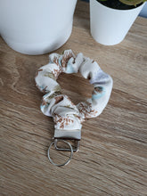 Load image into Gallery viewer, Fall Leaves Key Chain Scrunchie