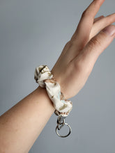 Load image into Gallery viewer, Fall Leaves Key Chain Scrunchie