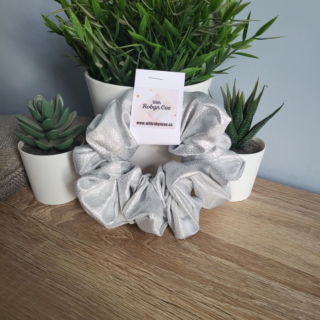 Sparkles Grey LUXE Scrunchie