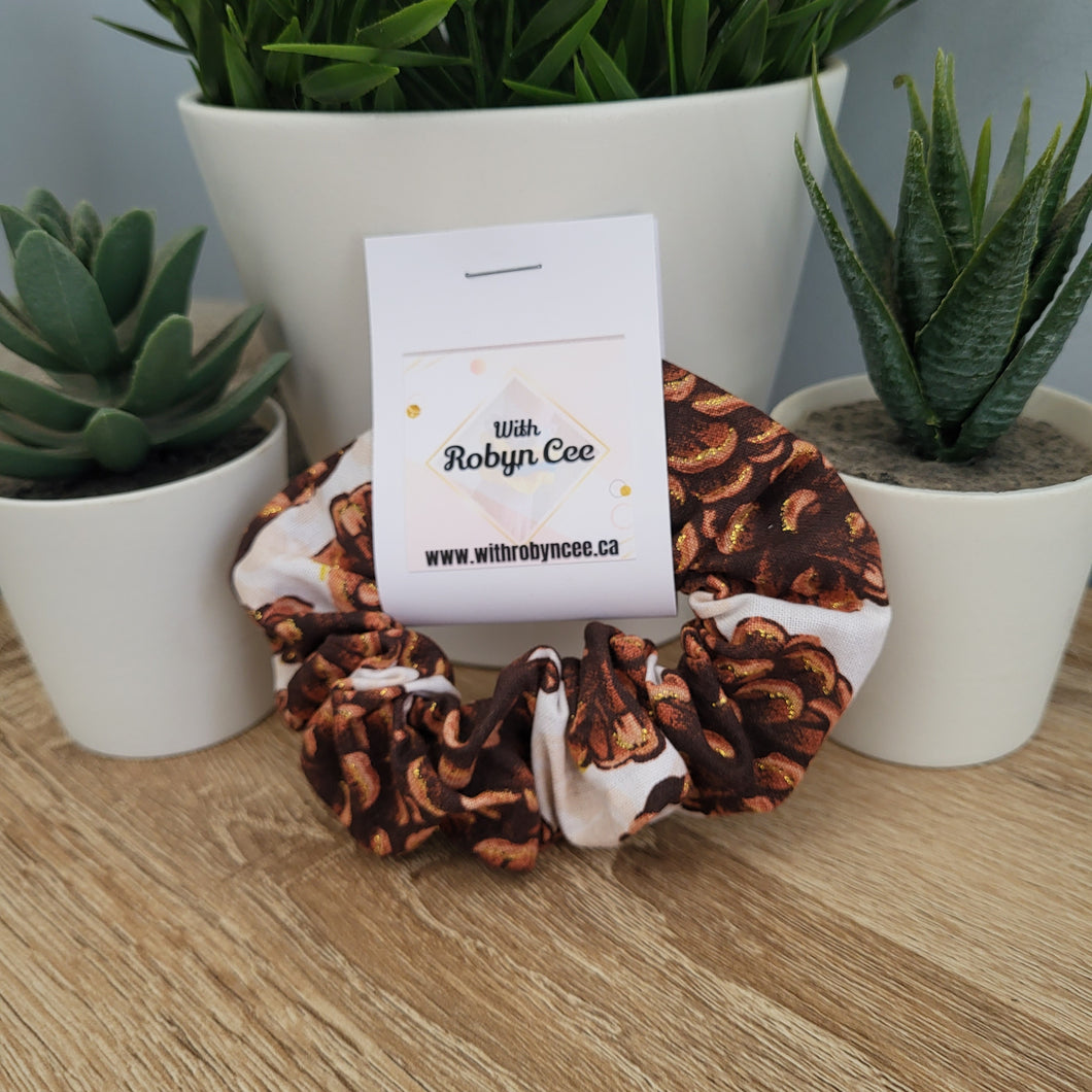 Pinecones Scrunchie  (Small)