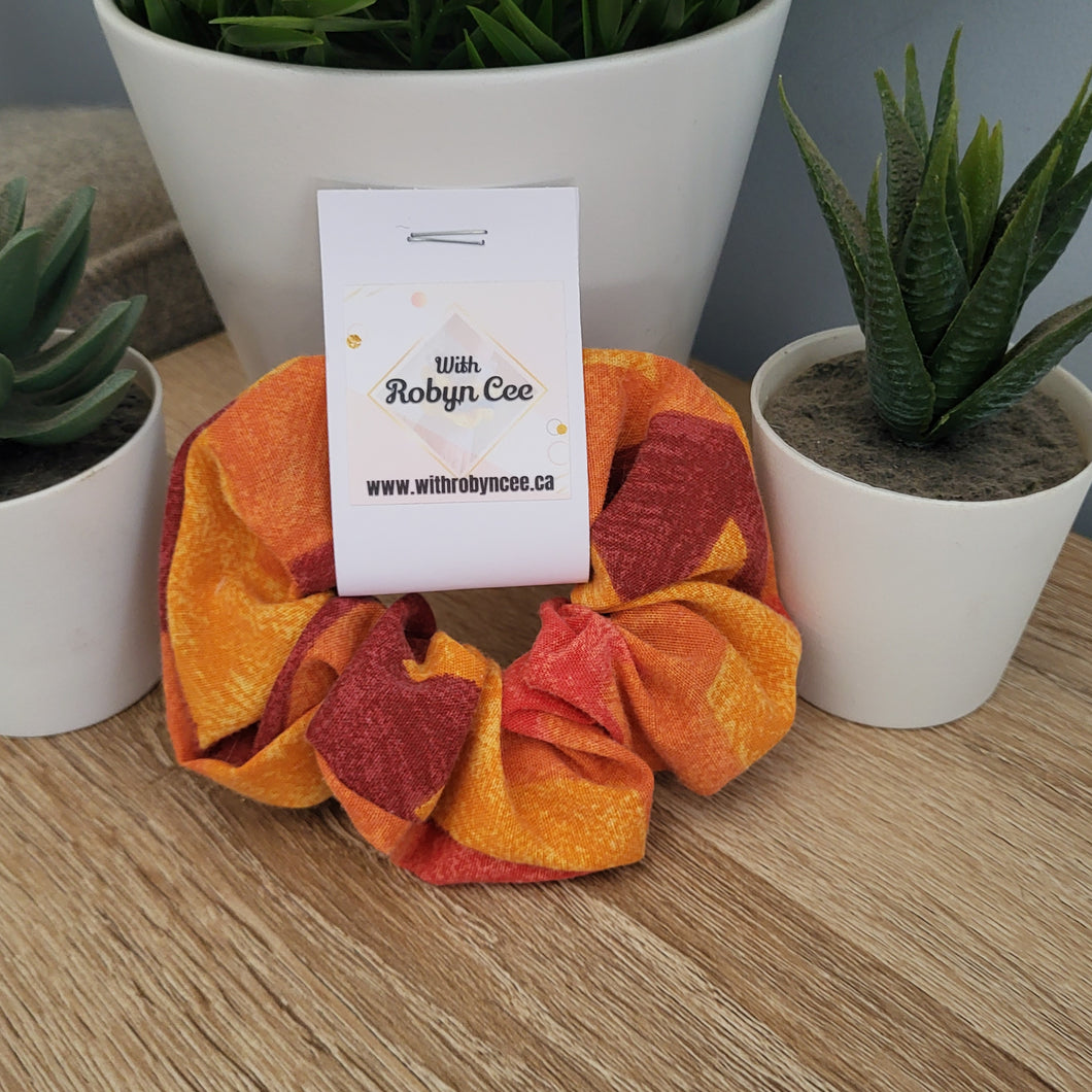 Shades of Orange Scrunchie (Large)