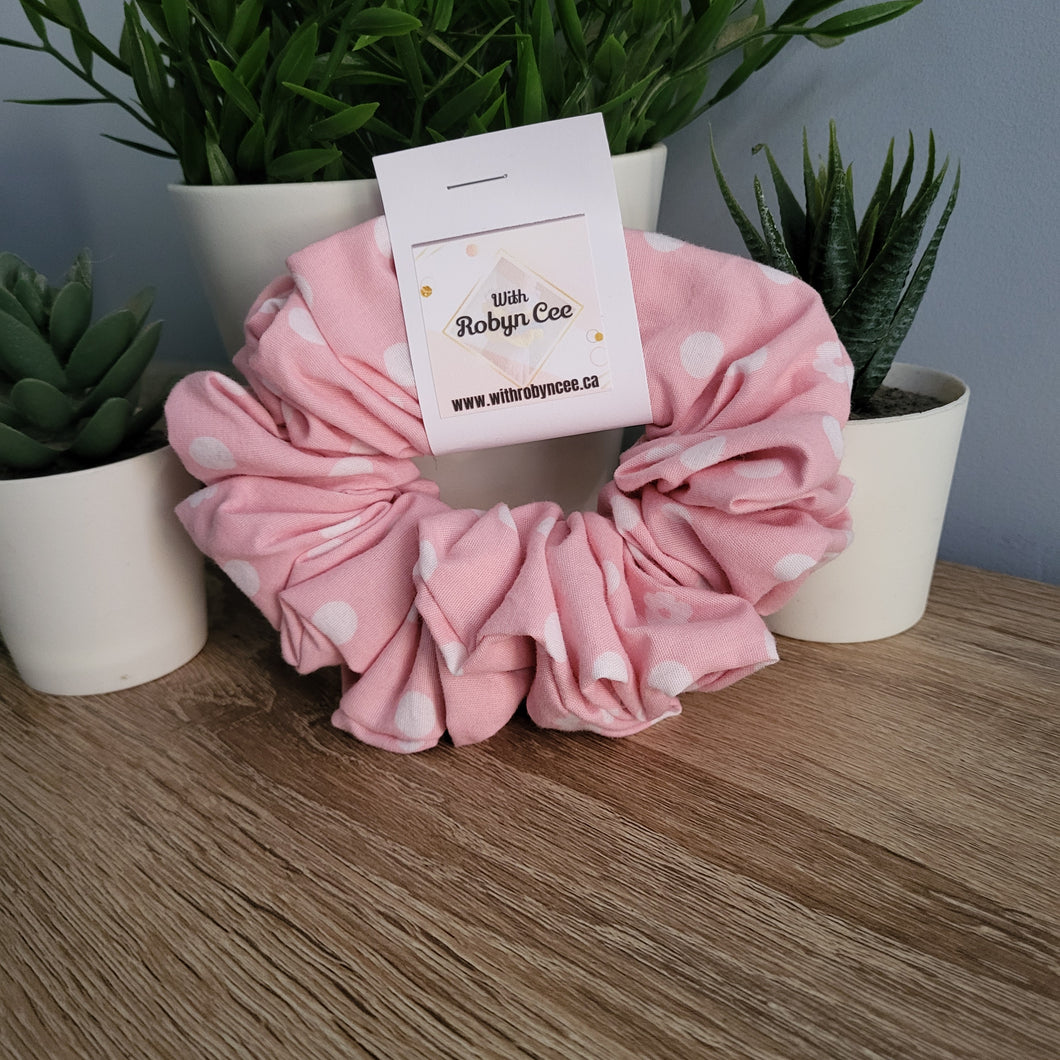 Larger Polka Dot LUXE Scrunchie