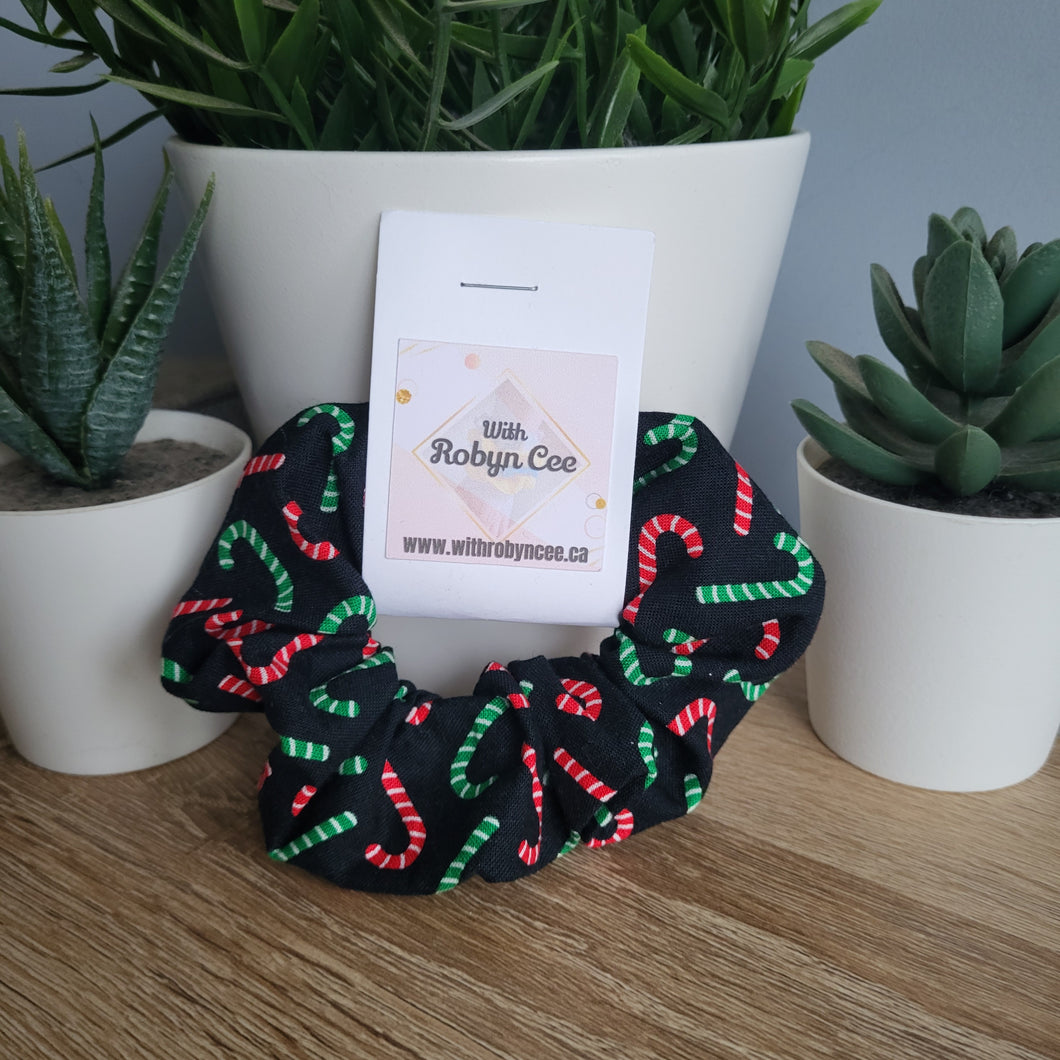 Candy Canes Scrunchie  (Small)