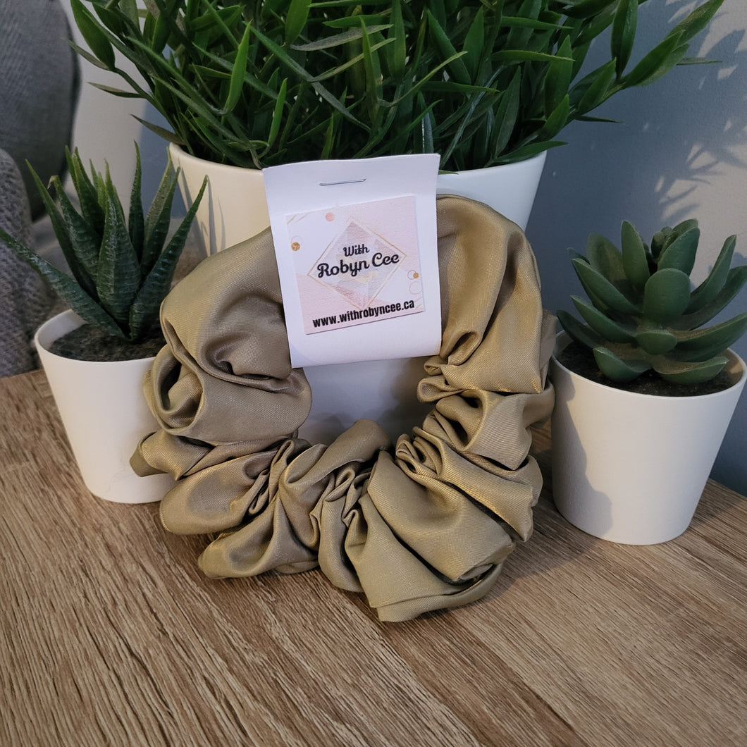 Gold LUXE Scrunchie