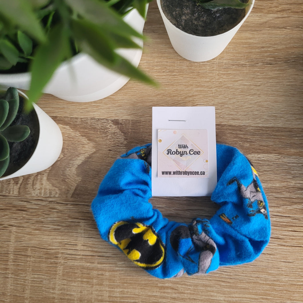 Blue  Batman Scrunchie (Large)