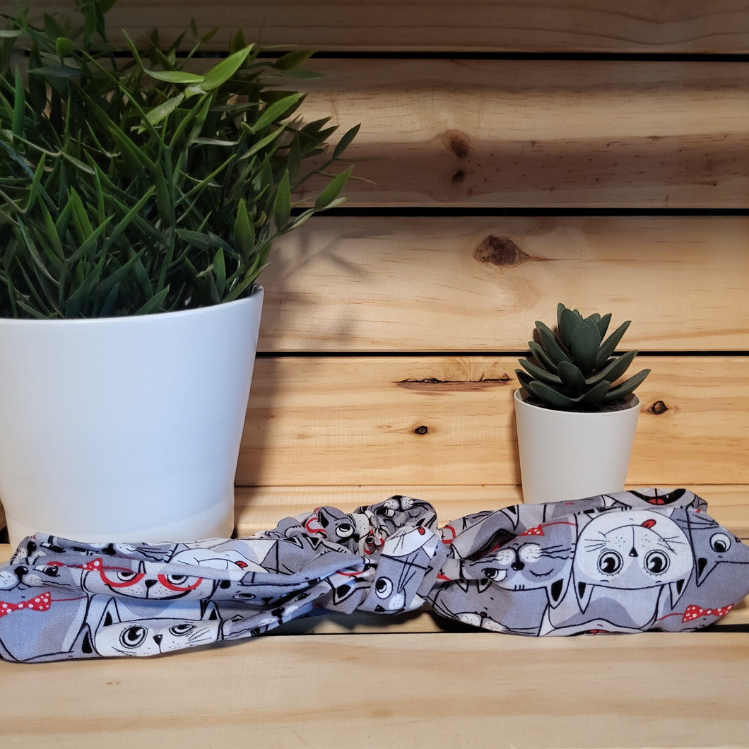 Adult Cat Tie Up Headband