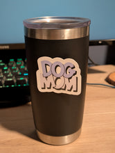 Load image into Gallery viewer, "Dog Mom" Purple Sticker
