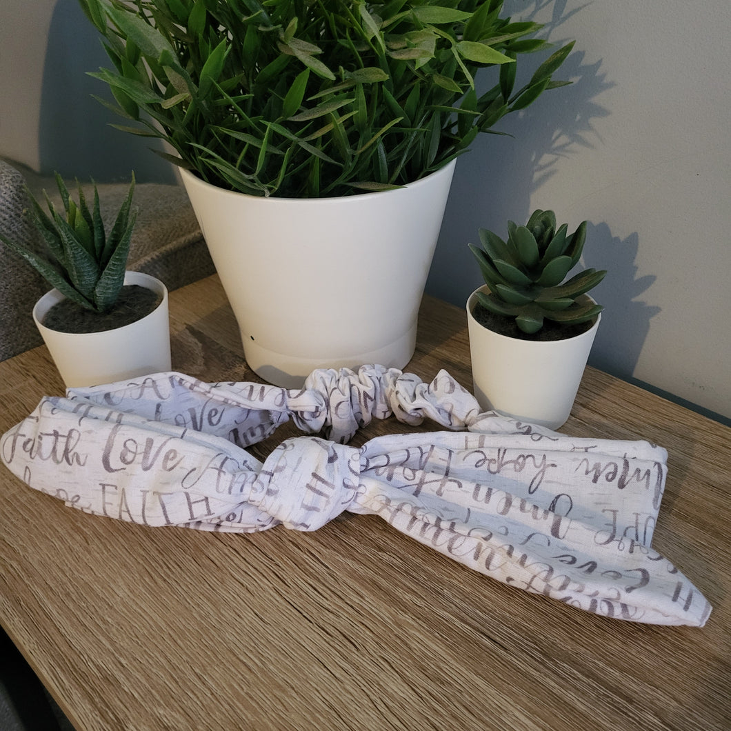 Adult Quotes Tie Up Headband