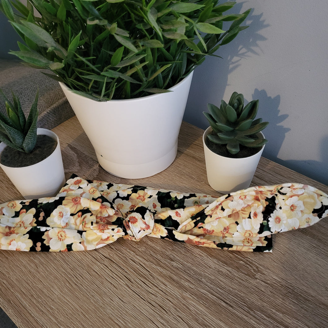 Adult Floral Tie Up Headband