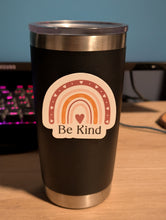 Load image into Gallery viewer, " Be Kind" Boho Rainbow Sticker
