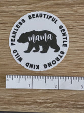 Load image into Gallery viewer, Mama Bear Round Sticker
