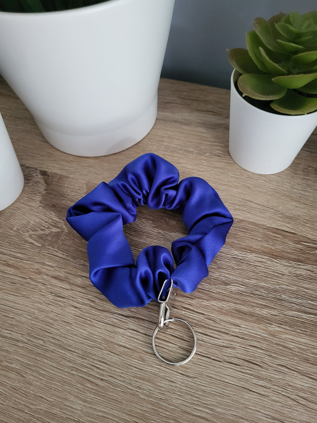 Midnight Blue Key Chain Scrunchie