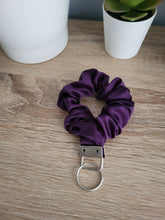 Load image into Gallery viewer, Plum Key Chain Scrunchie
