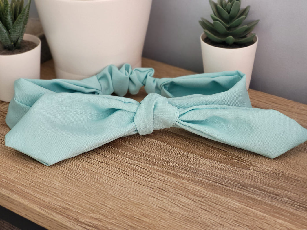 Turqouise Tie Up Headband Adult