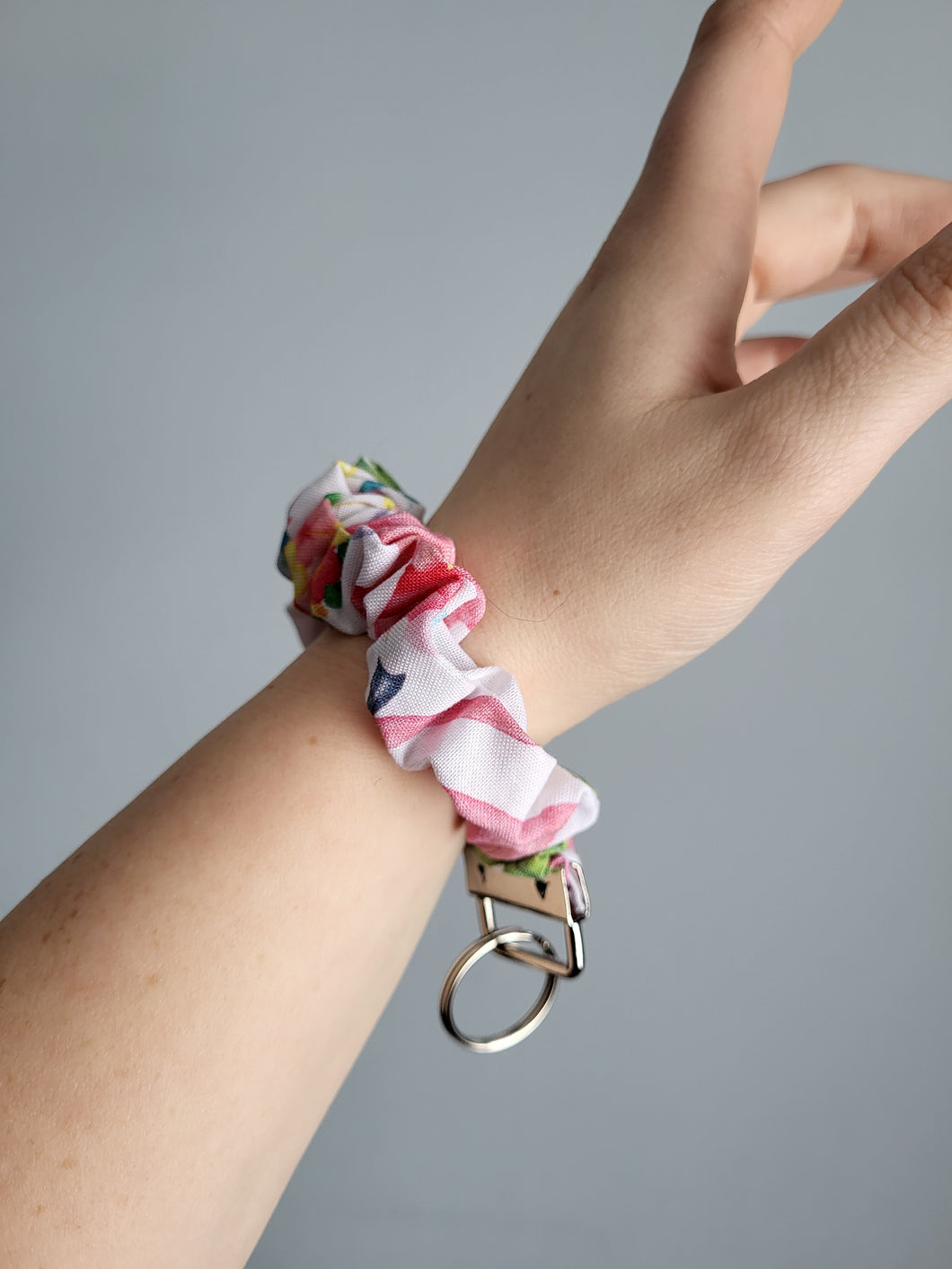 Flamingo Key Chain Scrunchie
