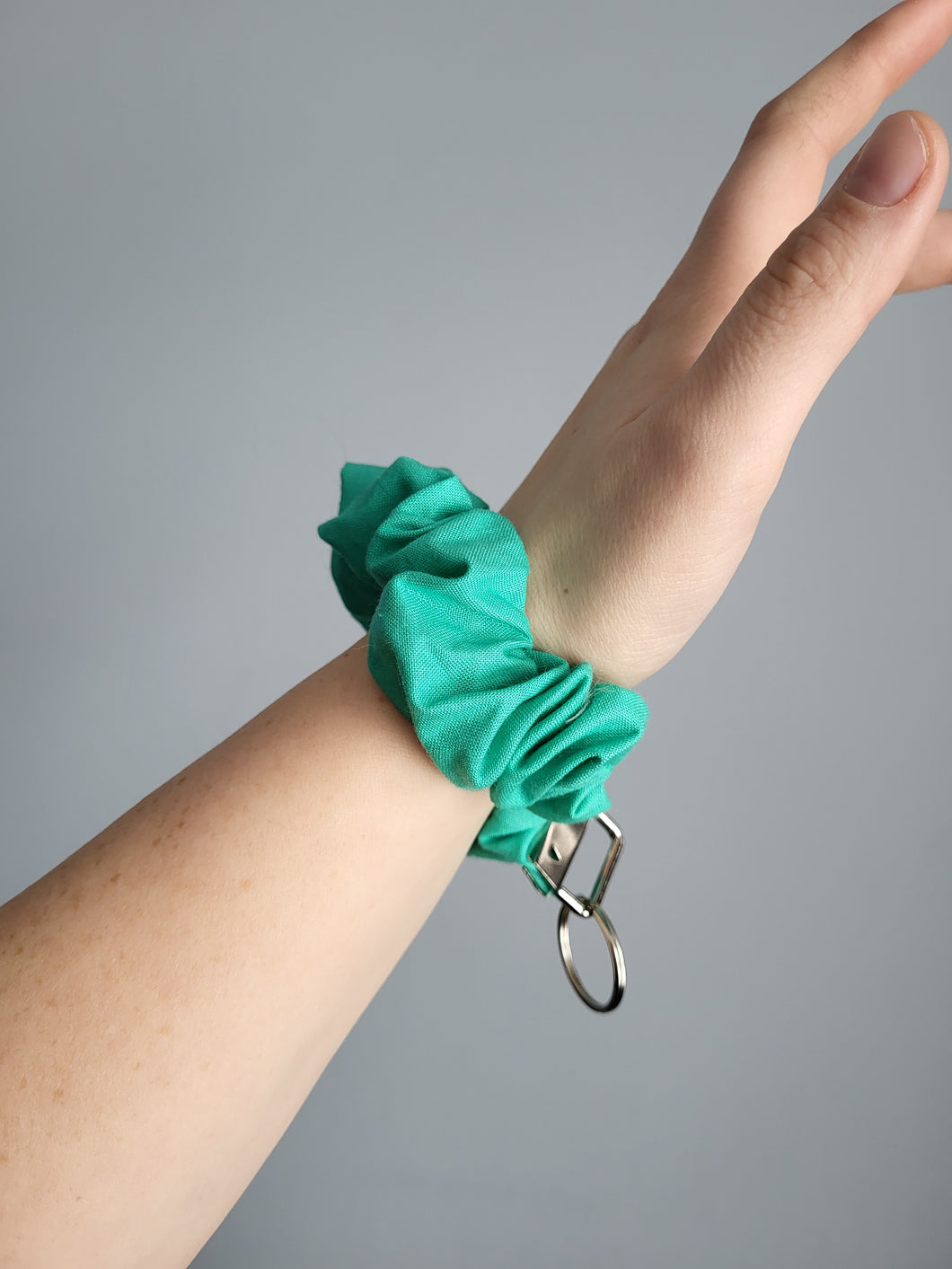 Light Green Key Chain Scrunchie