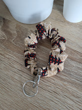 Load image into Gallery viewer, Pine Trees Key Chain Scrunchie
