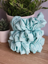 Load image into Gallery viewer, ICE Blue LUXE Scrunchie
