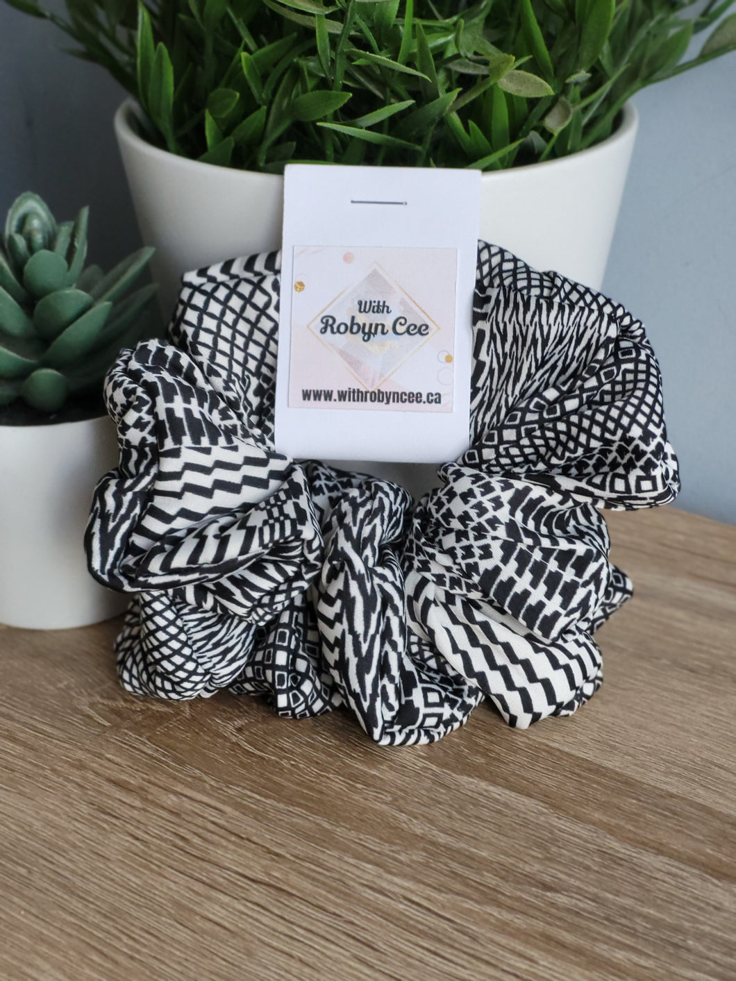Zig Zag LUXE Scrunchie