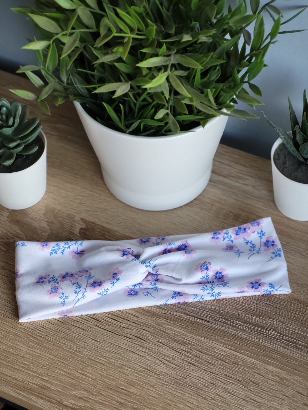 Adult Floral White Headband