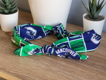 Load image into Gallery viewer, Adult Vancouver Canucks Tie Up Headband
