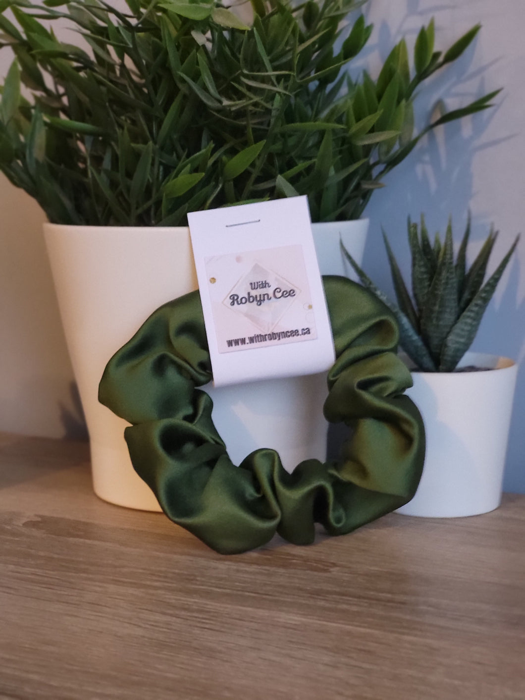 Deep Green Scrunchie (Large)