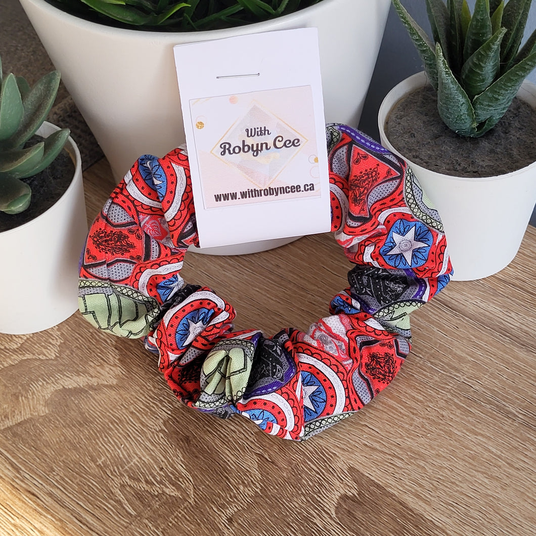 Grey Avengers Scrunchie (Large)