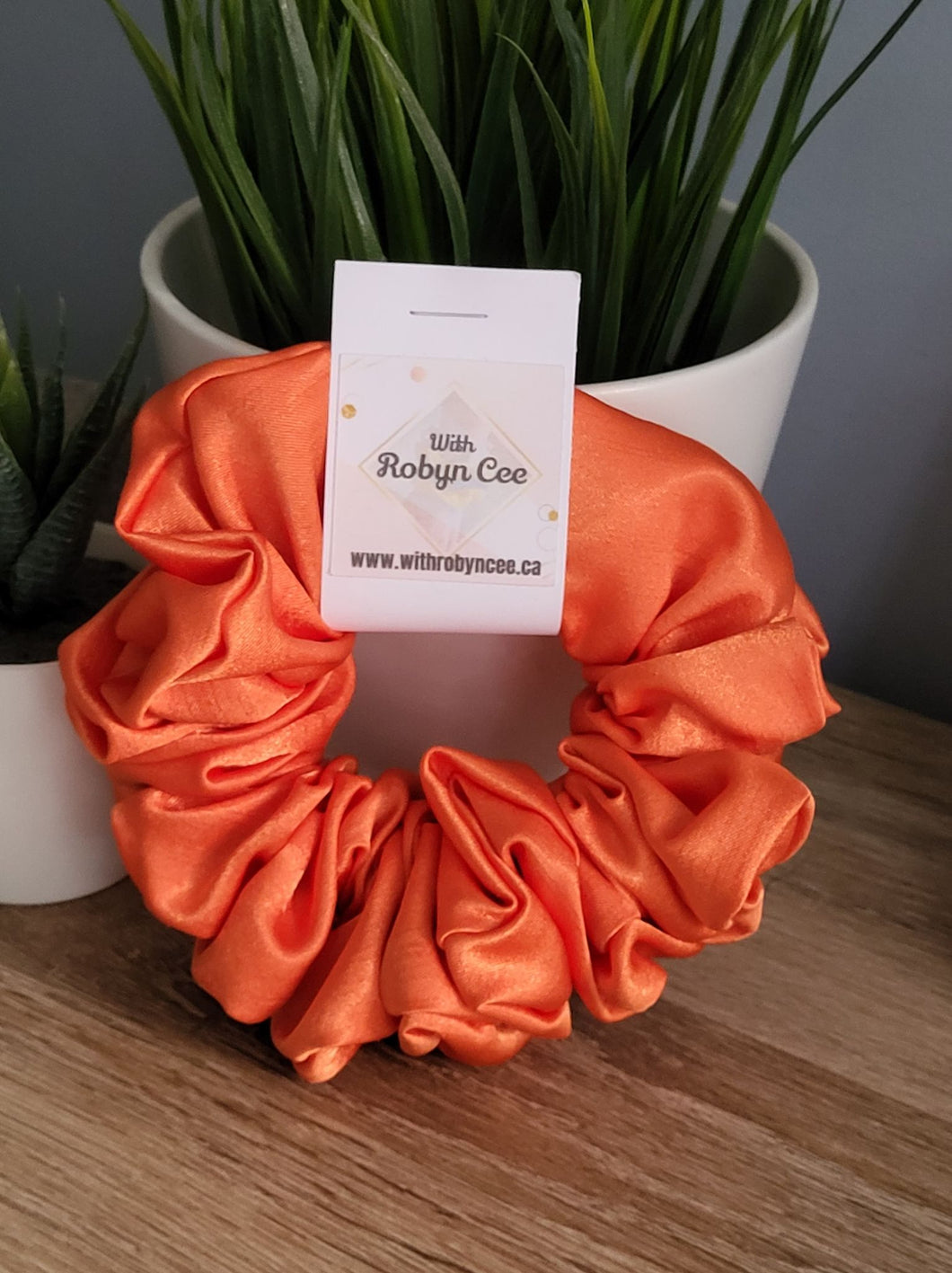 Halloween Orange Scrunchie (LUXE)