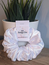 Load image into Gallery viewer, Satin White LUXE Scrunchie
