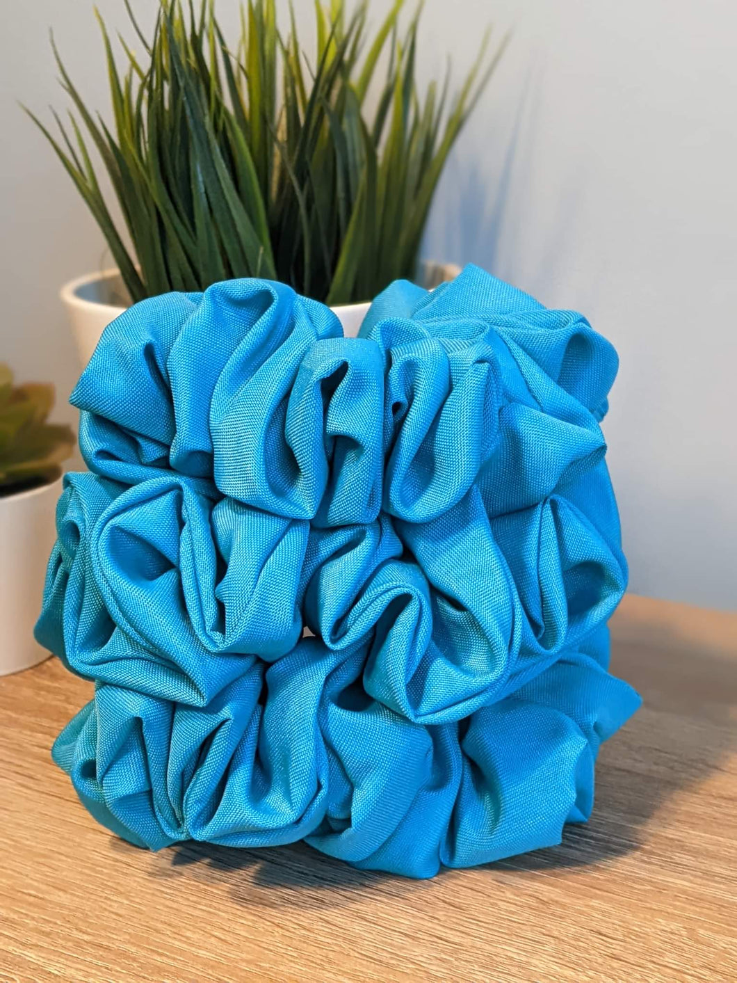 Glam Teal LUXE Scrunchie