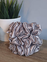 Load image into Gallery viewer, Satin Grey LUXE Scrunchie

