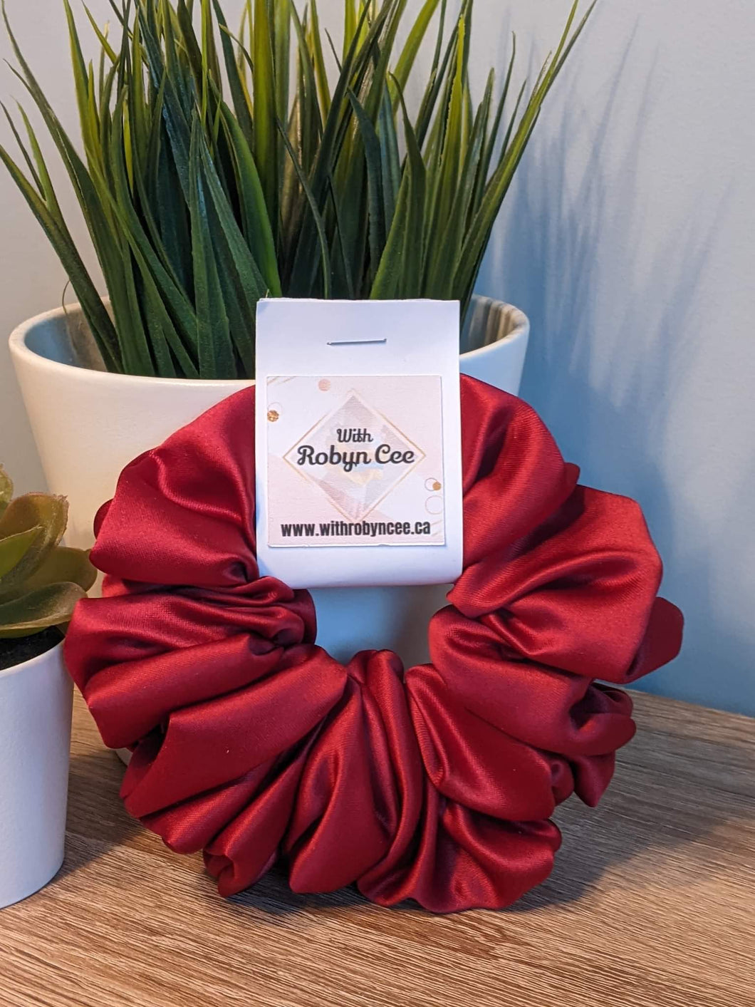 Apple Red LUXE Scrunchie