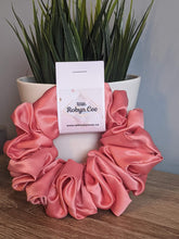 Load image into Gallery viewer, Coral Pink LUXE Scrunchie
