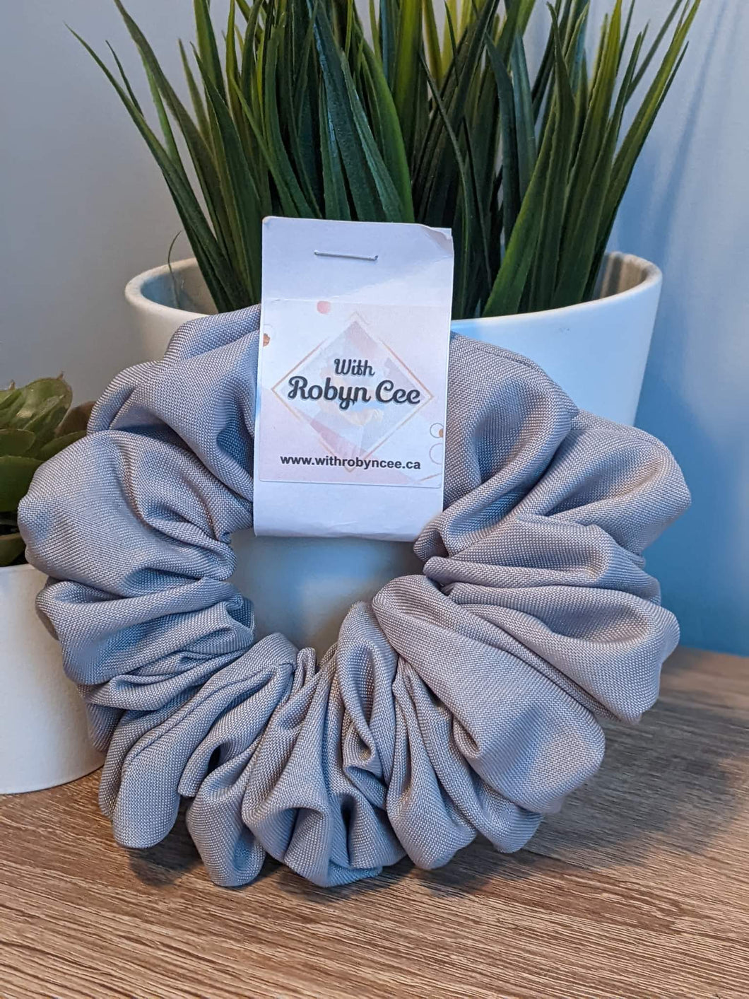 Glamour Grey LUXE Scrunchie