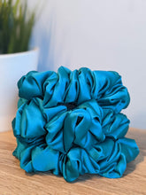 Load image into Gallery viewer, Teal LUXE Scrunchie
